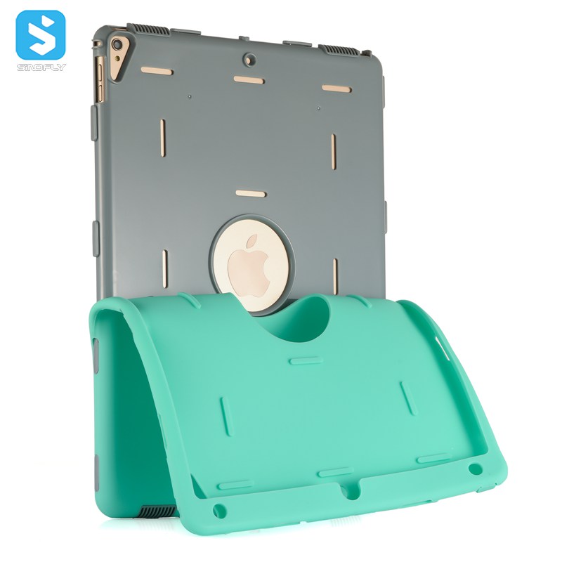 3 in 1 PC silicone case for iPad Pro 12.9 2017